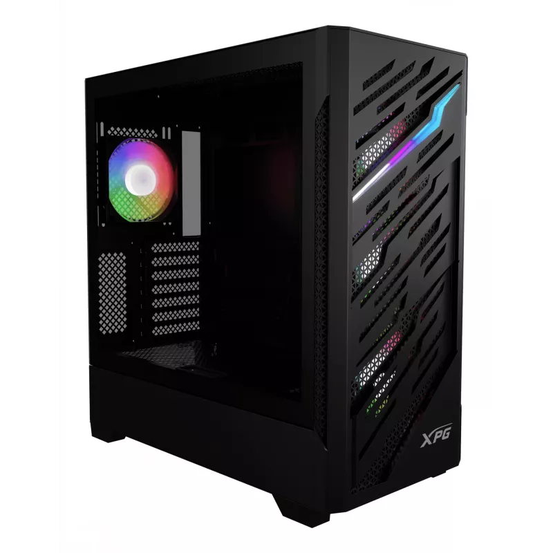 XPG STARKER AIR BTF Mid-Tower nero, Midi Tower, PC, nero, ATX, EATX, micro ATX, Mini-ITX, SPCC, vetro temperato, Gaming