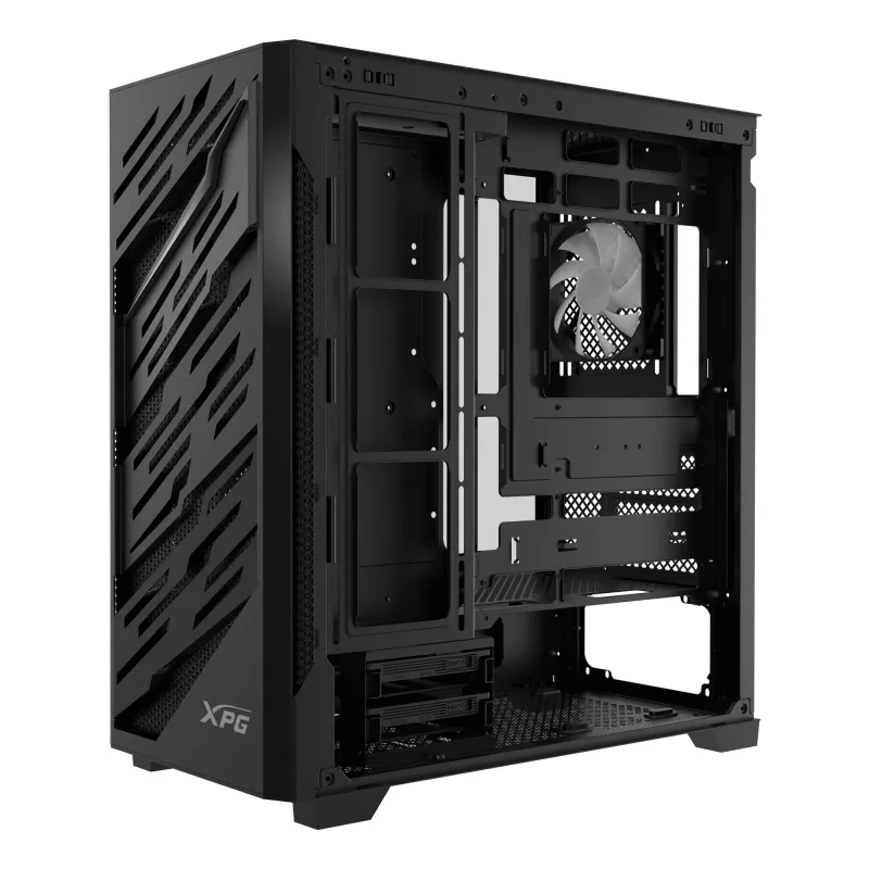 XPG STARKER AIR BTF Mid-Tower nero, Midi Tower, PC, nero, ATX, EATX, micro ATX, Mini-ITX, SPCC, vetro temperato, Gaming