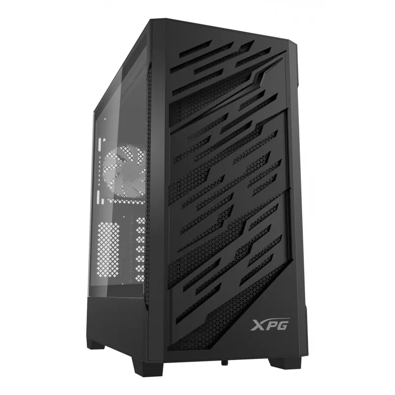 XPG STARKER AIR BTF Mid-Tower nero, Midi Tower, PC, nero, ATX, EATX, micro ATX, Mini-ITX, SPCC, vetro temperato, Gaming