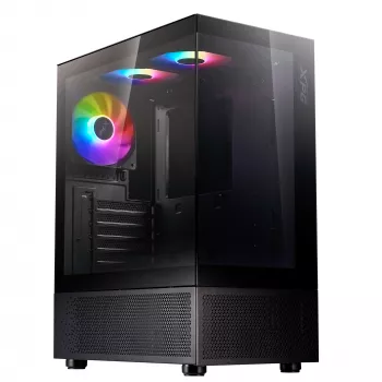 XPG INVADER X MINI CASE MID-TOWER COMPATTO nero, Midi Tower, PC, nero, ATX, micro ATX, Mini-ITX, SPCC, 16,6 cm