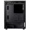XPG Invader X Mini case PC Midi Tower, ATX/Micro-ATX/Mini-ITX, vetro temperato, 5 ventole ARGB da 120 mm, USB-C, senza alimentatore, nero