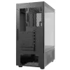 XPG Invader X Mini case PC Midi Tower, ATX/Micro-ATX/Mini-ITX, vetro temperato, 5 ventole ARGB da 120 mm, USB-C, senza alimentatore, nero