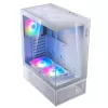 XPG Invader X Mini case PC Midi Tower, ATX/Micro-ATX/Mini-ITX, pannelli in vetro, 5 ventole ARGB da 120 mm, USB-C, senza alimentatore, bianco