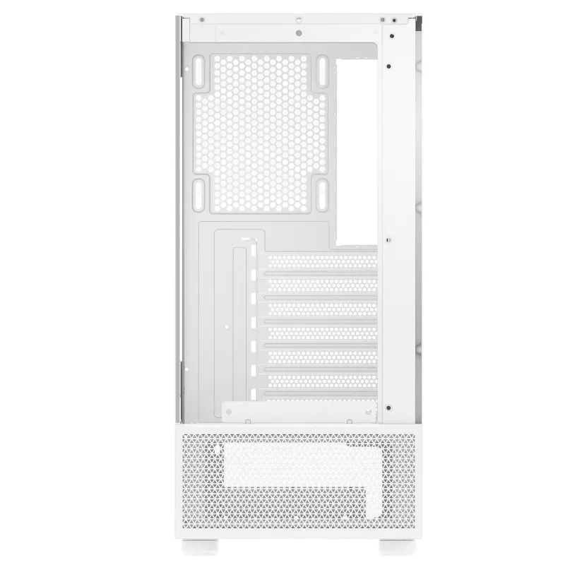 XPG Invader X Mini case PC Midi Tower, ATX/Micro-ATX/Mini-ITX, pannelli in vetro, 5 ventole ARGB da 120 mm, USB-C, senza alimentatore, bianco