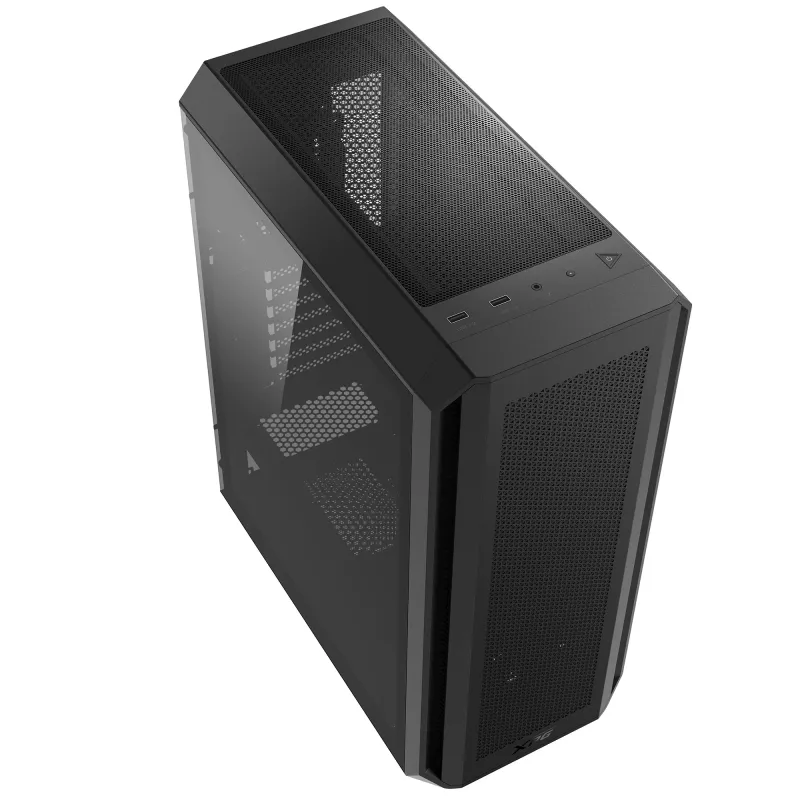 XPG VALOR AIR PLUS case MID-TOWER nero, Midi Tower, PC, nero, ATX, micro ATX, Mini-ITX, SPCC, 16 cm
