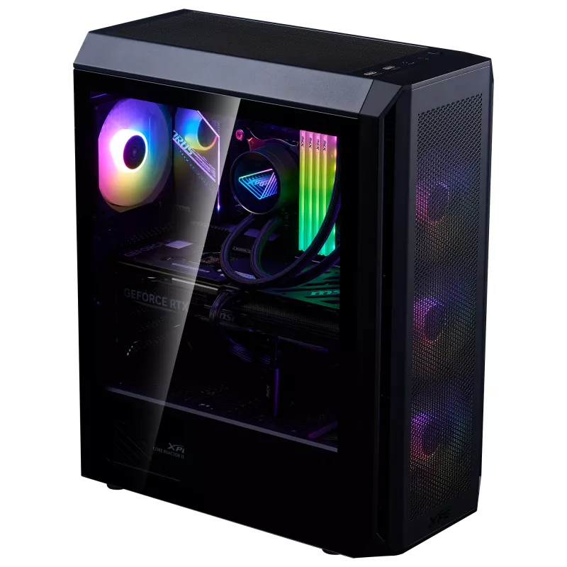 XPG VALOR AIR PLUS case MID-TOWER nero, Midi Tower, PC, nero, ATX, micro ATX, Mini-ITX, SPCC, 16 cm