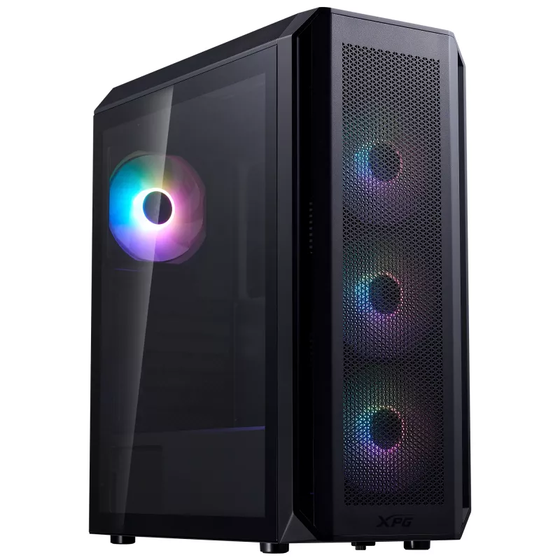 XPG VALOR AIR PLUS case MID-TOWER nero, Midi Tower, PC, nero, ATX, micro ATX, Mini-ITX, SPCC, 16 cm