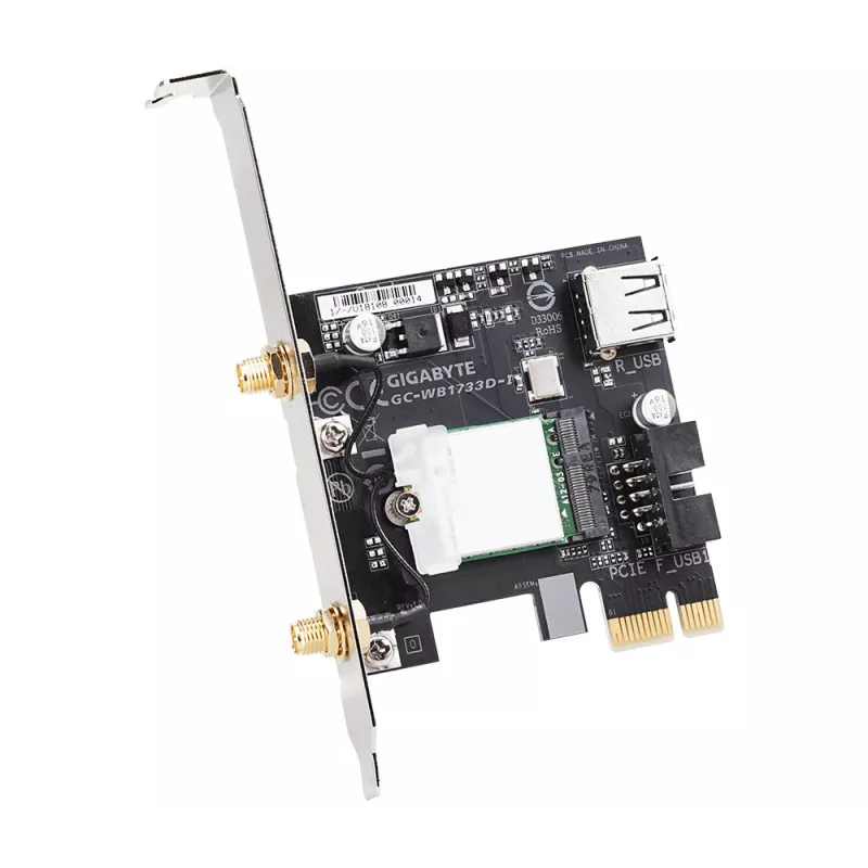 GIGABYTE GC-WB1733D-I scheda di rete interna WLAN / Bluetooth 1733 Mbit/s