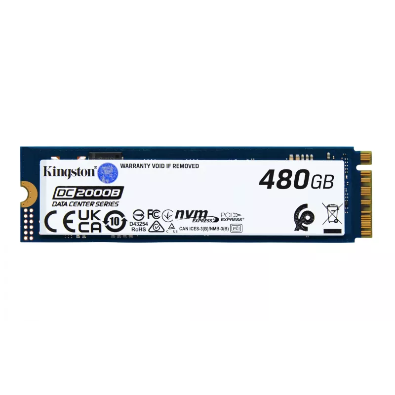 Kingston Technology 480G DC2000B PCIe 4.0 M.2 2280 SSD Enterprise