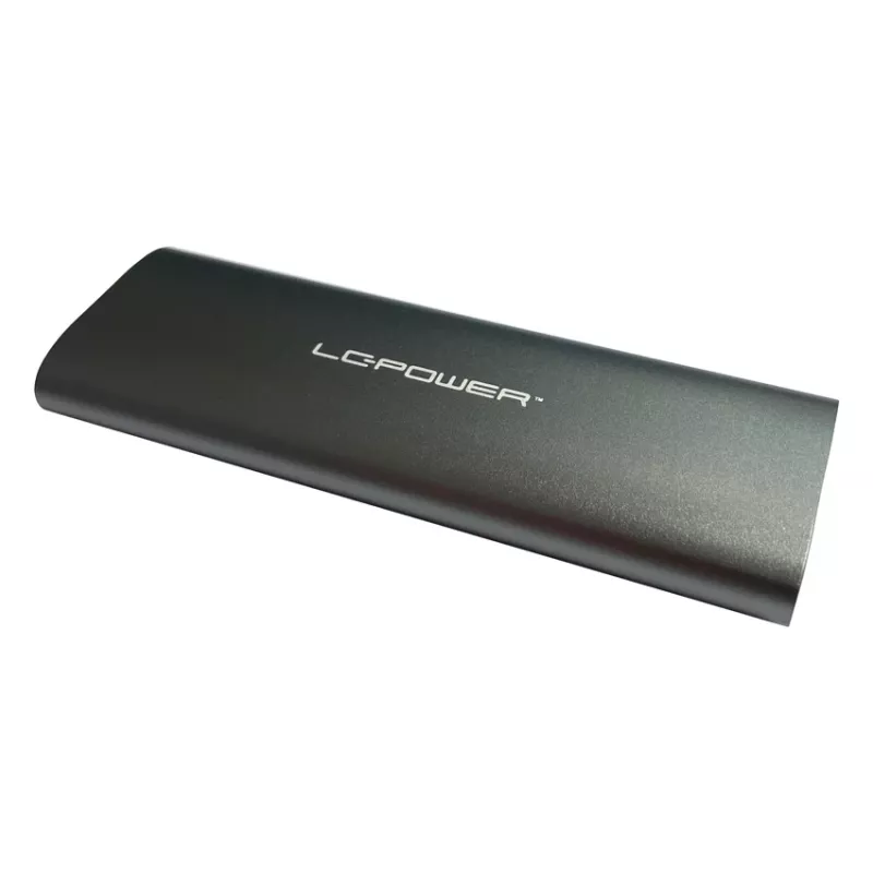 Case per SSD M.2 LC-POWER (NVMe e SATA), USB 3.2 Gen.2x1, Nero – LC-M2-C-MULTI-2