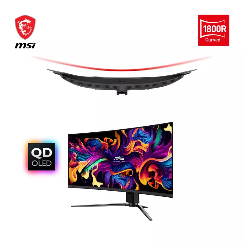 Monitor per computer MSI MAG 341CQPDE QD-OLED 86,4 cm (34 pollici) 3440 x 1440 pixel UltraWide Quad HD Nero