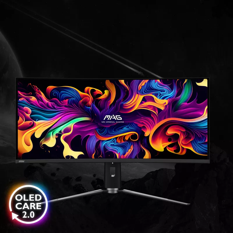 Monitor per computer MSI MAG 341CQPDE QD-OLED 86,4 cm (34 pollici) 3440 x 1440 pixel UltraWide Quad HD Nero