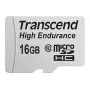 Memoria flash Transcend 16GB MicroSDHC Class 10 con adattatore