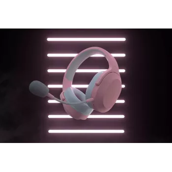 Razer Headset Barracuda X - Stereo - Con filo e senza fili - USB-C - Quartz Pink