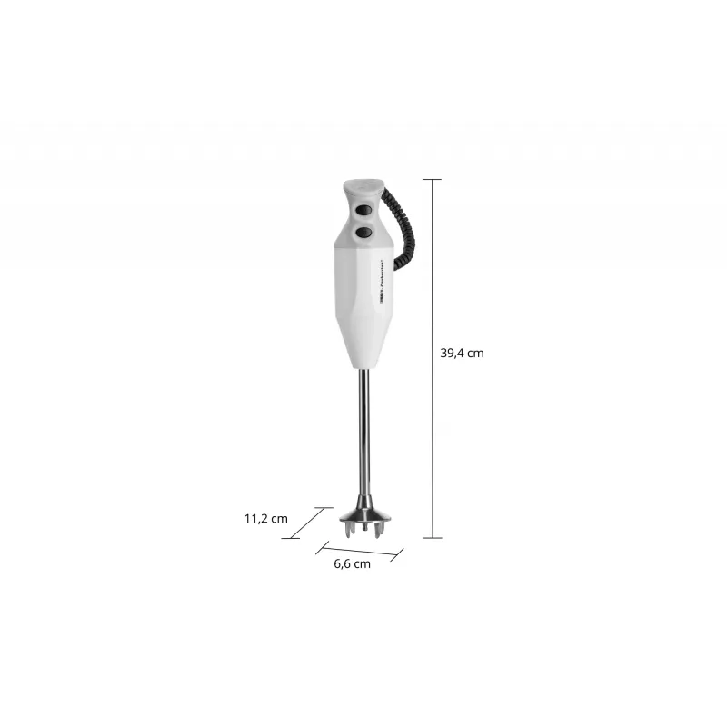ESGE P 200 Profi, frullatore a immersione, 1,5 m, 200 W, grigio, acciaio inox, bianco