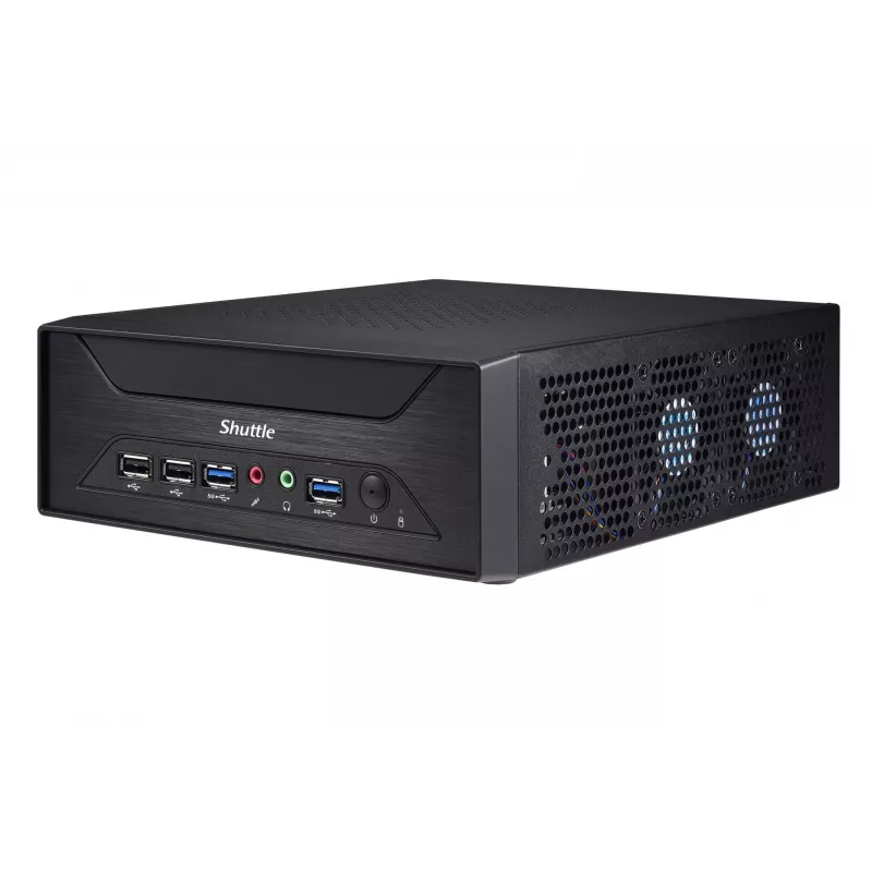 Shuttle XPC slim Barebone XH510G - S1200, Intel H510, 1xDP, 1xHDMI, 1x PCI-E 16X, 1x LAN, 1x 2,5 inch, 2x M.2, funzionamento continuo 24/7