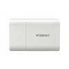 Hanwha XNB-6001 telecamera di sicurezza IP box, per interni, 2 MP, PoE, PTZ digitale, avorio