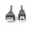 Digitus AK-300105-018-S cavo USB 2.0 tipo A – tipo B, maschio / maschio, 1,8 m, nero