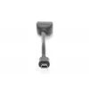 DIGITUS cavo adattatore USB 2.0, OTG, Type Mini-B - A M/F, 20cm, conforme USB 2.0, nero