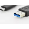 DIGITUS ASSMANN cavo di collegamento USB Type-C, tipo C su A M/M, 1m Super Speed nero
