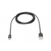 DIGITUS ASSMANN cavo di collegamento USB Type-C, tipo C su A M/M, 1m Super Speed nero