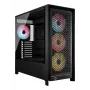 Case PC CORSAIR FRAME 5000D RS ARGB Midi-Tower nero — ATX, supporta 3x140mm ventole frontali, unità 2,5/3,5