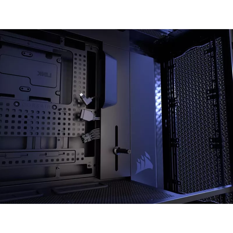 Case PC CORSAIR FRAME 5000D RS ARGB Midi-Tower nero — ATX, supporta 3x140mm ventole frontali, unità 2,5/3,5