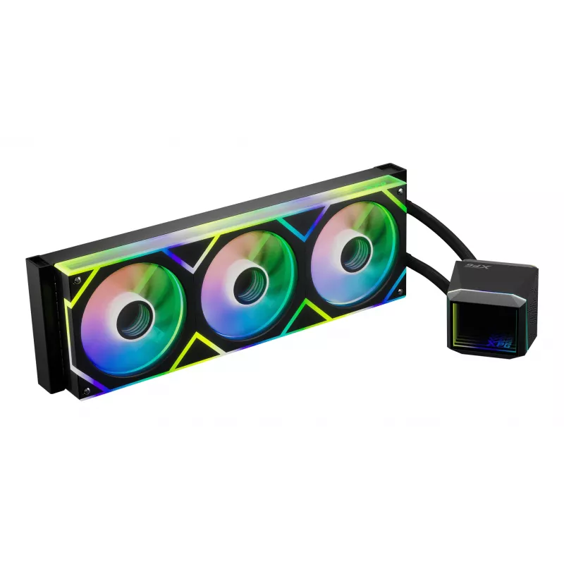 XPG LEVANTE II 360 nero, dissipatore liquido All-in-One, 12 cm, nero
