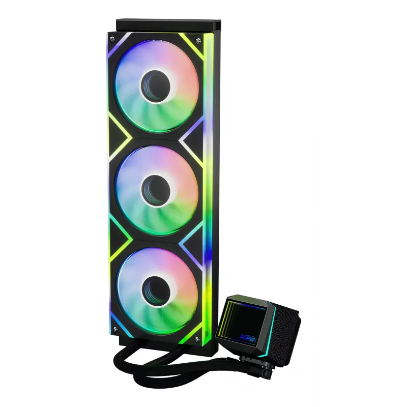 XPG LEVANTE II 360 nero, dissipatore liquido All-in-One, 12 cm, nero