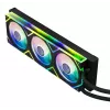 XPG LEVANTE II 360 nero, dissipatore liquido All-in-One, 12 cm, nero