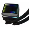 XPG LEVANTE II 360 nero, dissipatore liquido All-in-One, 12 cm, nero