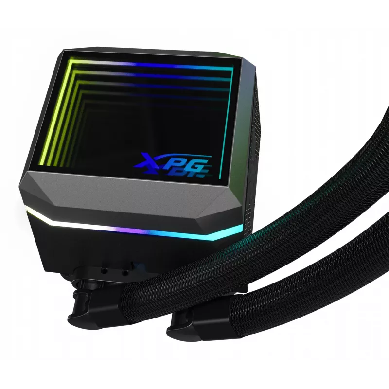 XPG LEVANTE II 360 nero, dissipatore liquido All-in-One, 12 cm, nero
