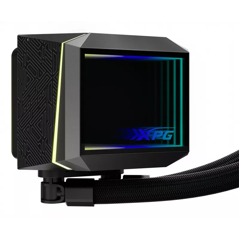 XPG LEVANTE II 360 nero, dissipatore liquido All-in-One, 12 cm, nero