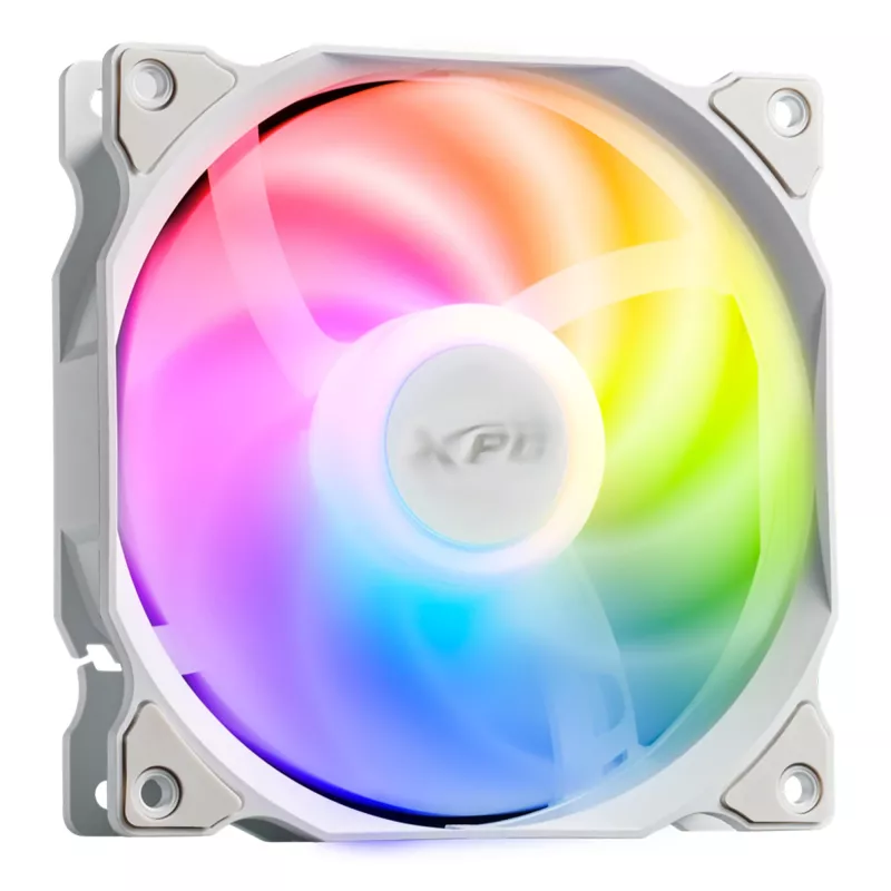 XPG VENTO 120 ARGB PWM (confezione da 3) bianco, ventola, 12 cm, 300 U/min, 1650 U/min, bianco