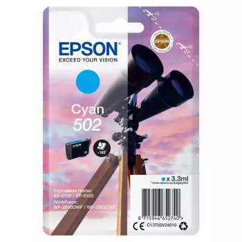 Cartuccia Epson 502 ciano C13T02V24010