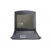 DIGITUS Modularized console TFT 43,2 cm (17 inch) con KVM a 8 porte, RAL 9005 nero – Qwertz, US