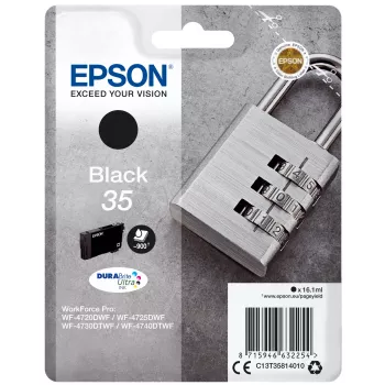 Cartuccia Epson 35 WF-4720 WF-4720DWF WF-4725DWF WF-4730 WF-4730DTWF WF-4740 WF-4740DTWF nero