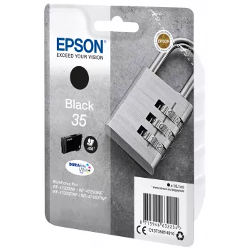 Cartuccia Epson 35 WF-4720 WF-4720DWF WF-4725DWF WF-4730 WF-4730DTWF WF-4740 WF-4740DTWF nero
