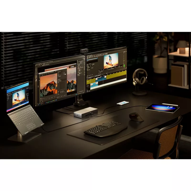 Kensington SD5000T5 EQ Thunderbolt 5 Triple 4K docking station con 140W PD - Windows/macOS