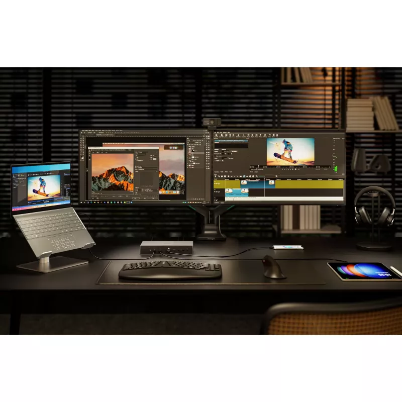 Kensington SD5000T5 EQ Thunderbolt 5 Triple 4K docking station con 140W PD - Windows/macOS