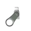 SILICON POWER Mobile C80 – 32 GB chiavetta USB dual – Type-C / Type-A – grigio