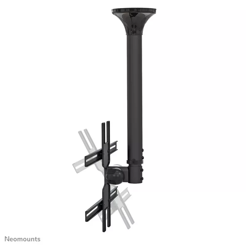 Neomounts FPMA-C400BLACK supporto a soffitto per monitor/TV 32-60 pollici - h 64-104 cm