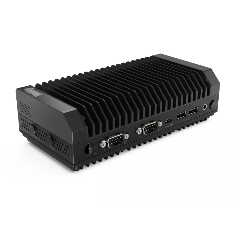 Mini PC Lenovo ThinkEdge SE30 Intel Celeron 6305E 1,8 GHz, 8 GB DDR4, 256 GB SSD, Windows 11 IoT Enterprise, nero