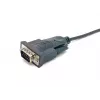Equip cavo USB-A a seriale (DB9), M/M 1,5m, nero, 1,5 m, USB Type-A, DB-9, connettore maschio, connettore maschio