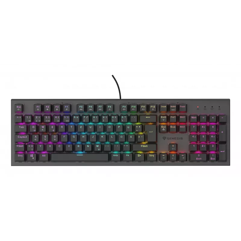GENESIS NKG-2179 tastiera gaming USB QWERTZ tedesco nero