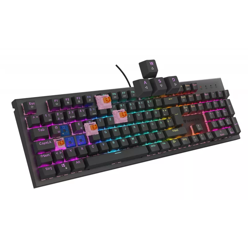 GENESIS NKG-2179 tastiera gaming USB QWERTZ tedesco nero