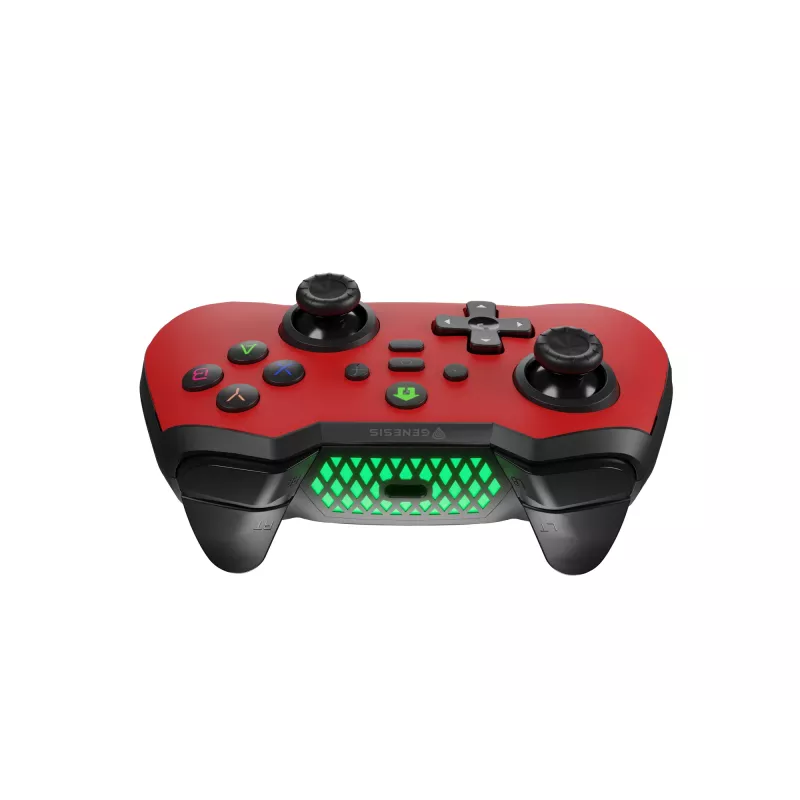 GENESIS Mangan 400 Red gamepad Bluetooth analogico / digitale Android, MAC, Nintendo Switch, PC, iOS