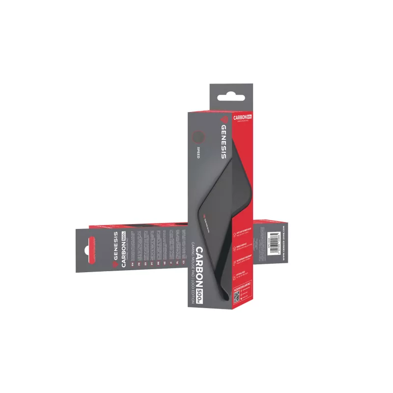 GENESIS Carbon 500 M Logo tappetino gaming per mouse nero