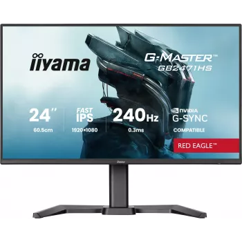 iiyama G-MASTER GB2471HS-B1 monitor per computer 60,5 cm (23,8 pollici) 1920 x 1080 Pixel Full HD nero