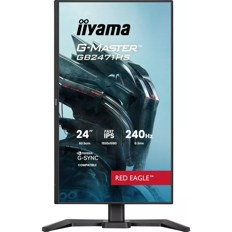 iiyama G-MASTER GB2471HS-B1 monitor per computer 60,5 cm (23,8 pollici) 1920 x 1080 Pixel Full HD nero